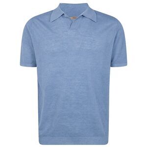 Nuur Men Short Sleeved Polo Neck Piquet Stitch T-Shirt